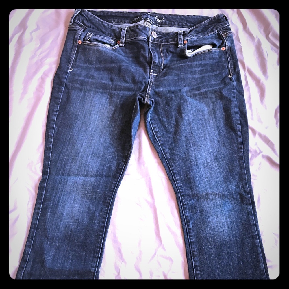 American Eagle Skinny Kick Boot Jean size 16 short