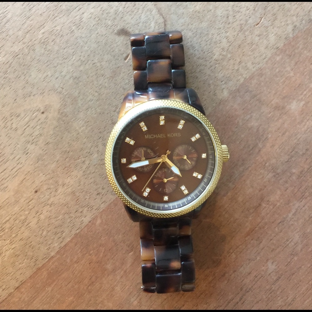 Michael Kors Tortoise Watch