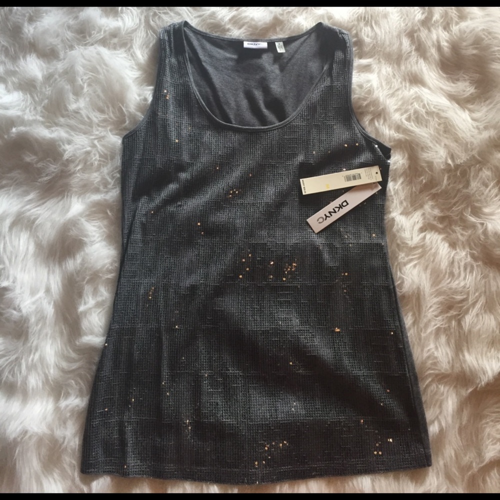 {DKNYC} sparkle tank top