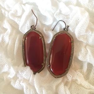 Burgundy Kendra Scott Earrings
