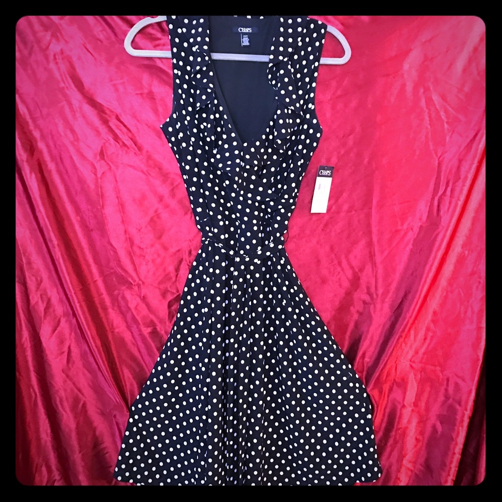 Polka dot dress, perfect for spring events!