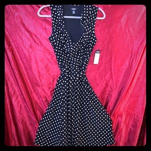 Polka dot dress, perfect for spring events!