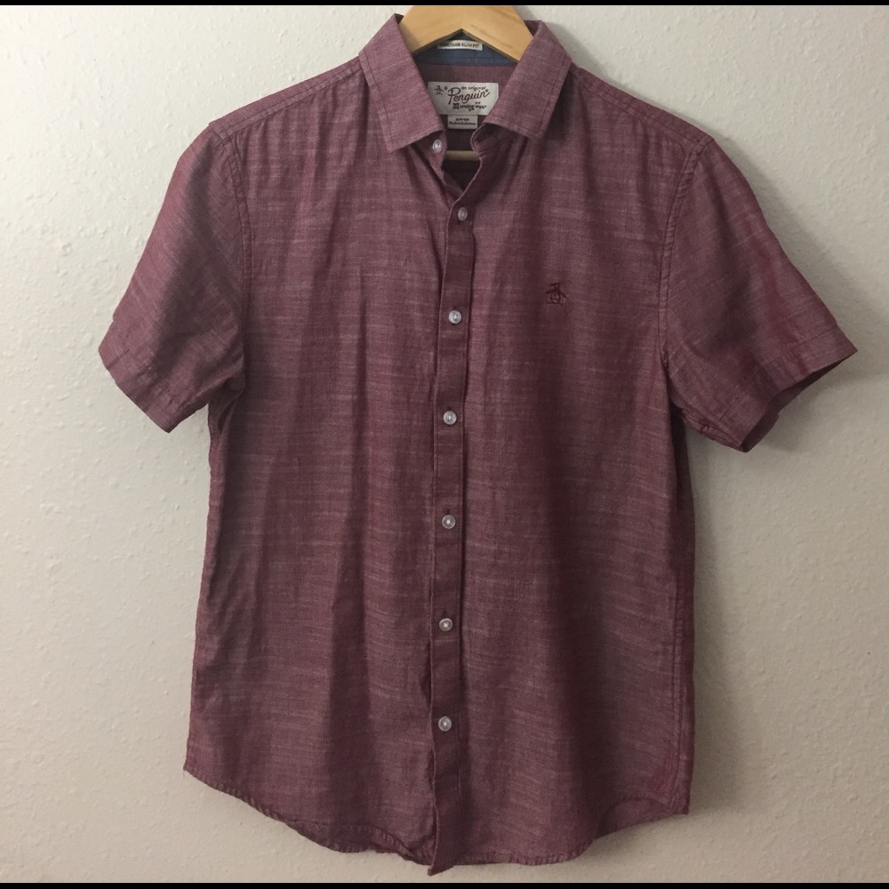 Penguin button up shirt