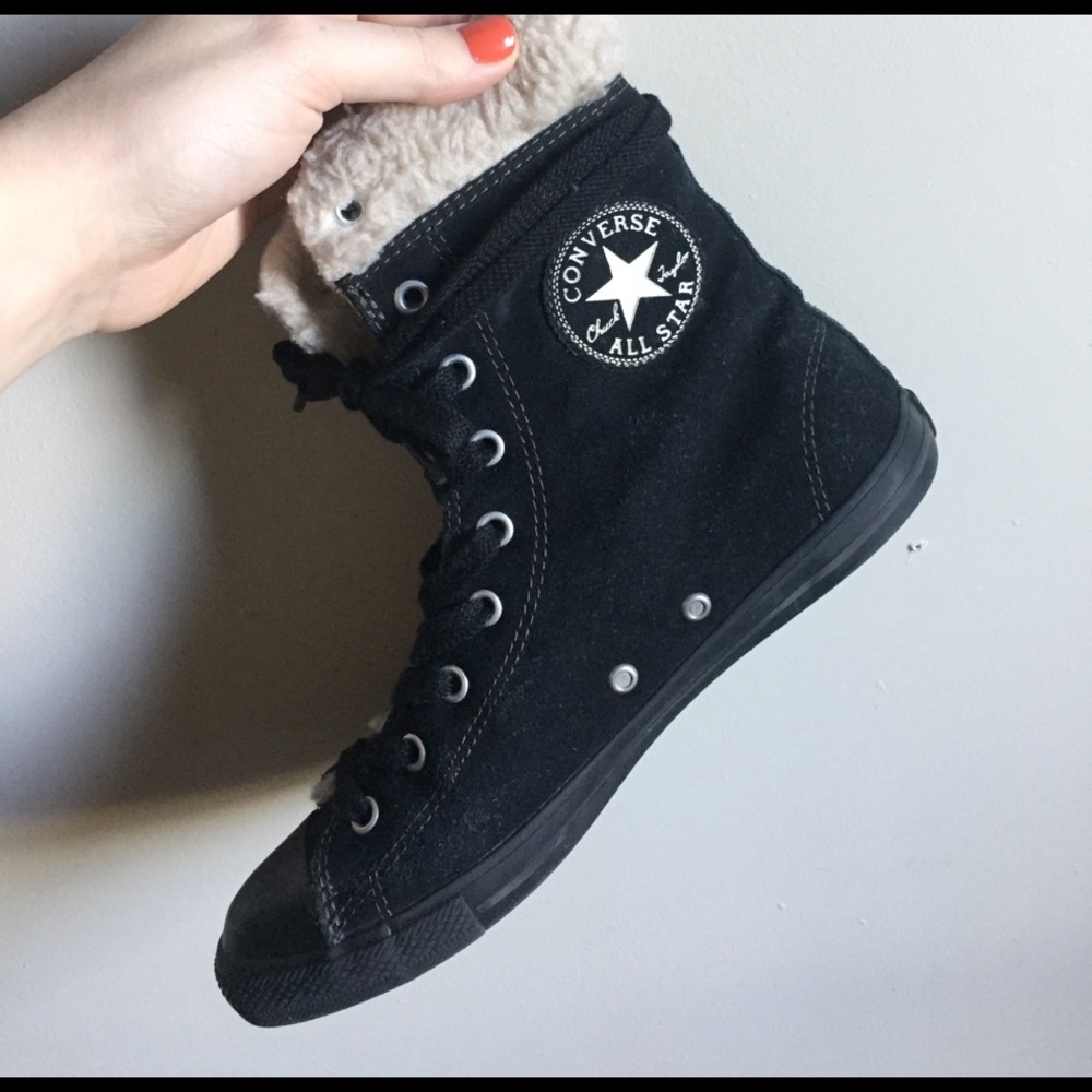 Black Winter Converse All Star