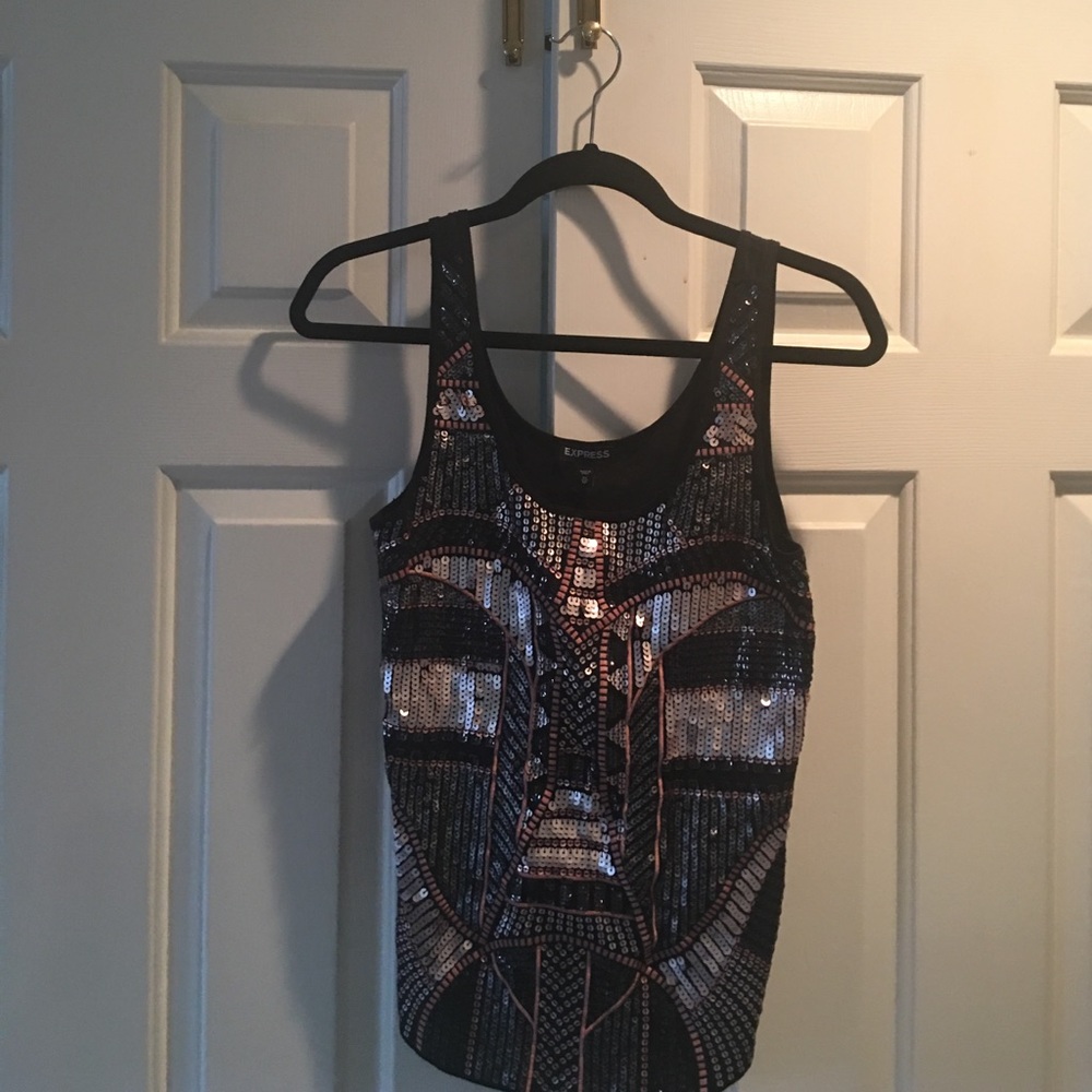 EXPRESS SEQUINED TANK