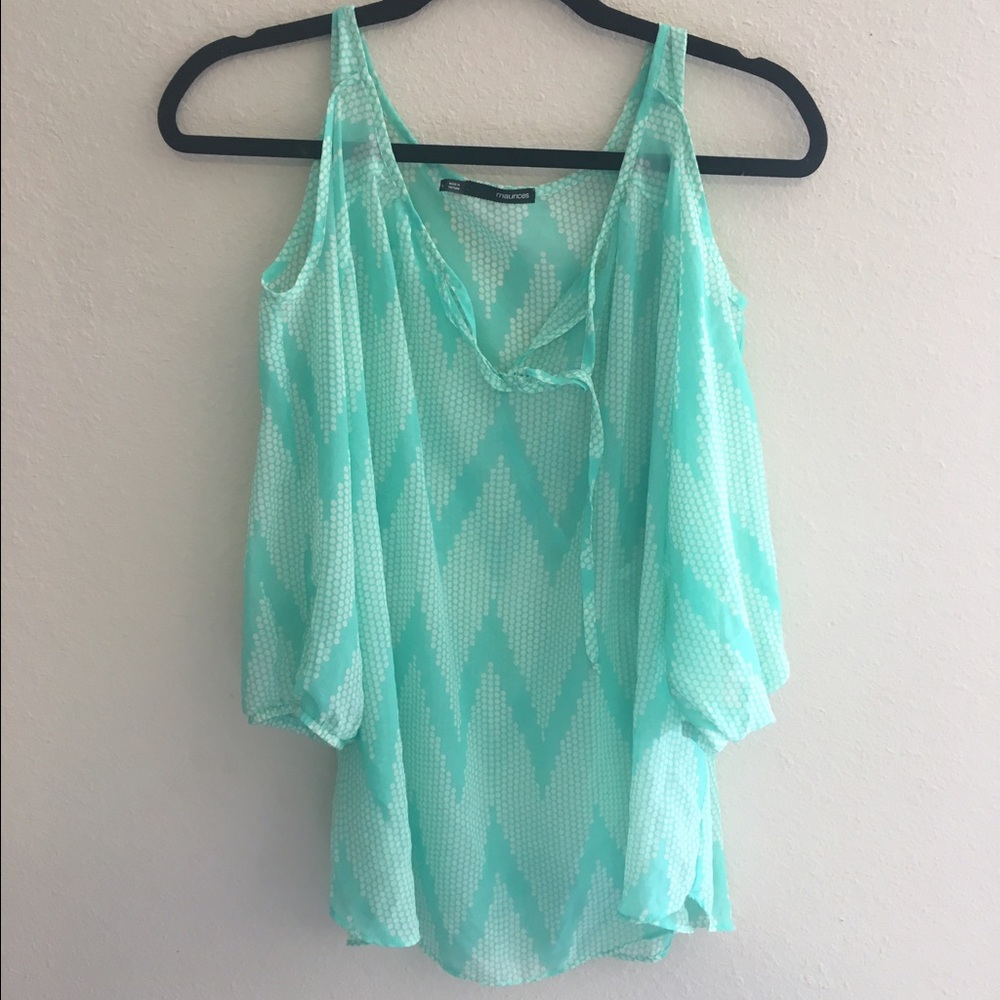 Chiffon blouse from Maurice's