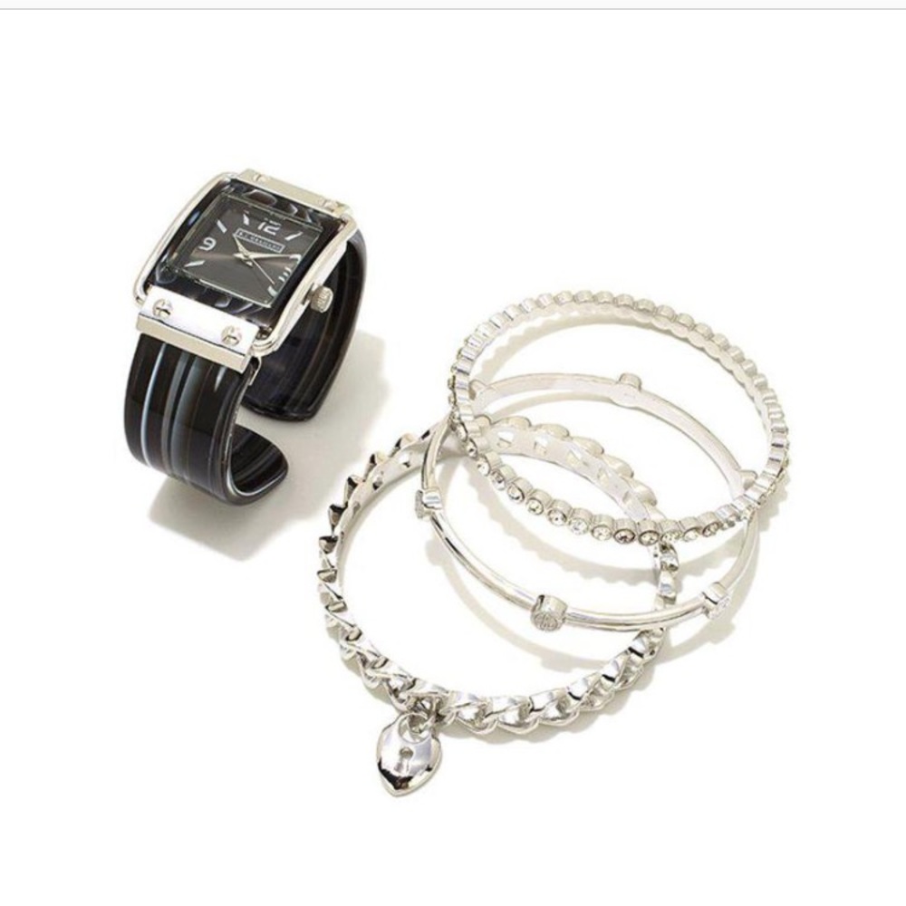 RJ Graziano watch and bangle set