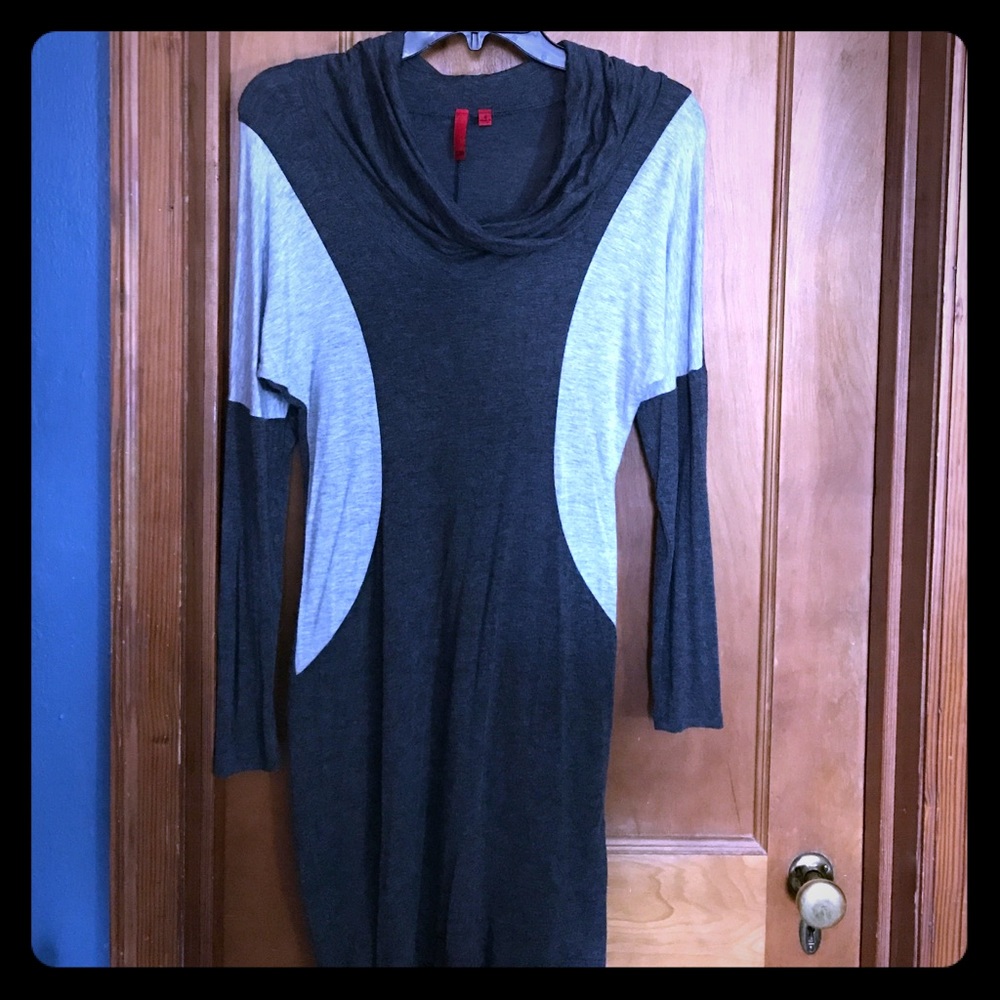 Saks 5th Ave grey dress