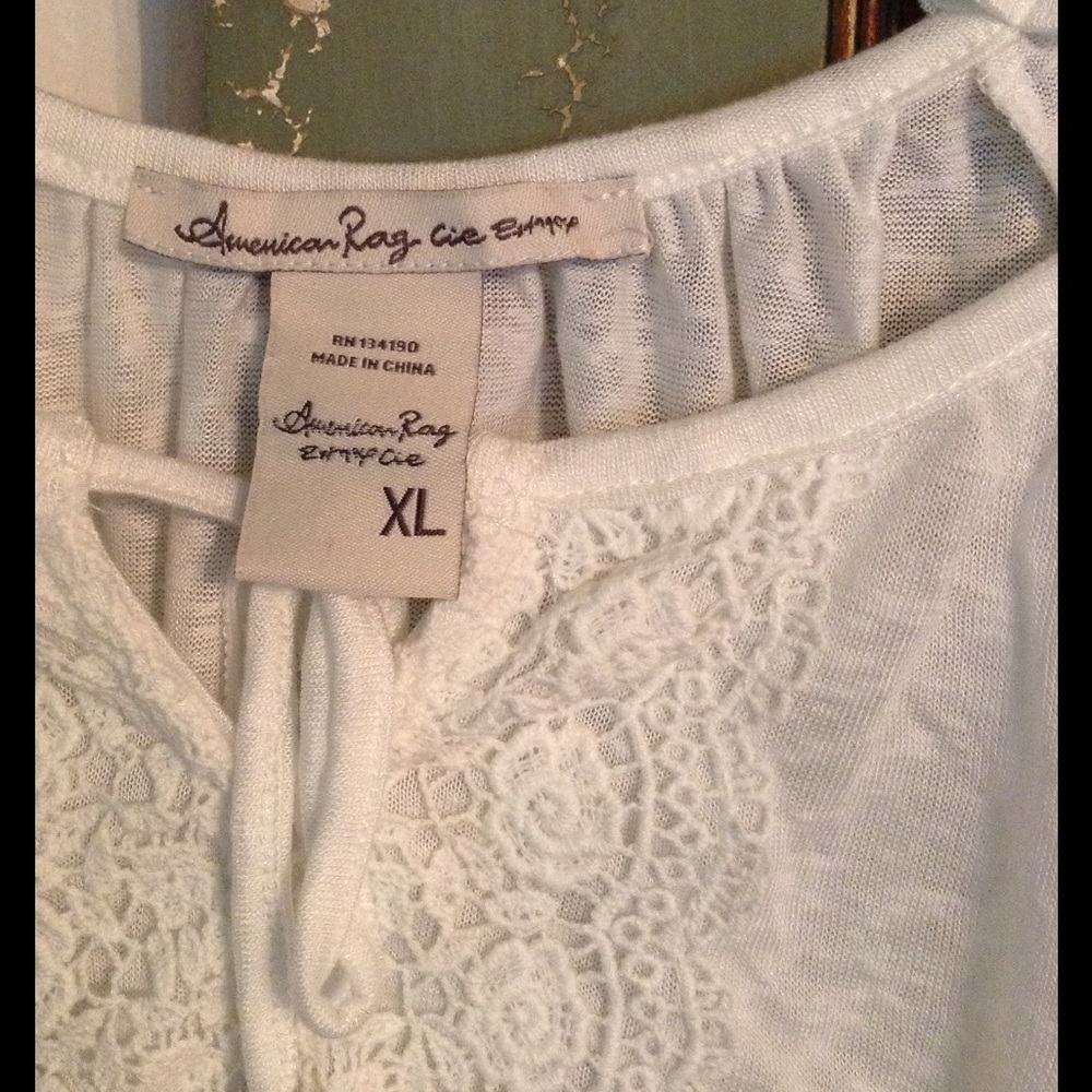 White off shoulder top