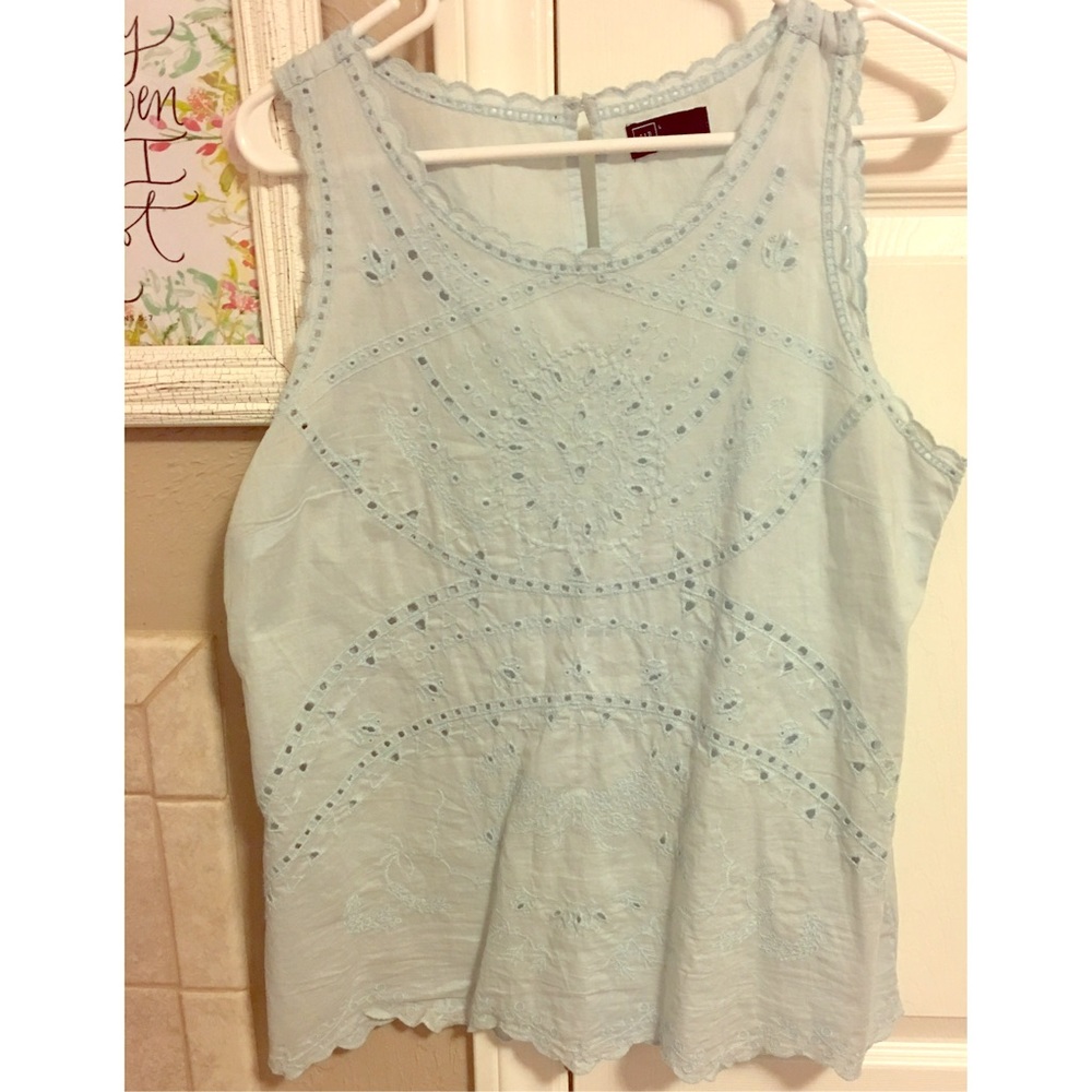 Beautiful light blue tank top