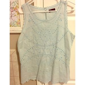 Beautiful light blue tank top