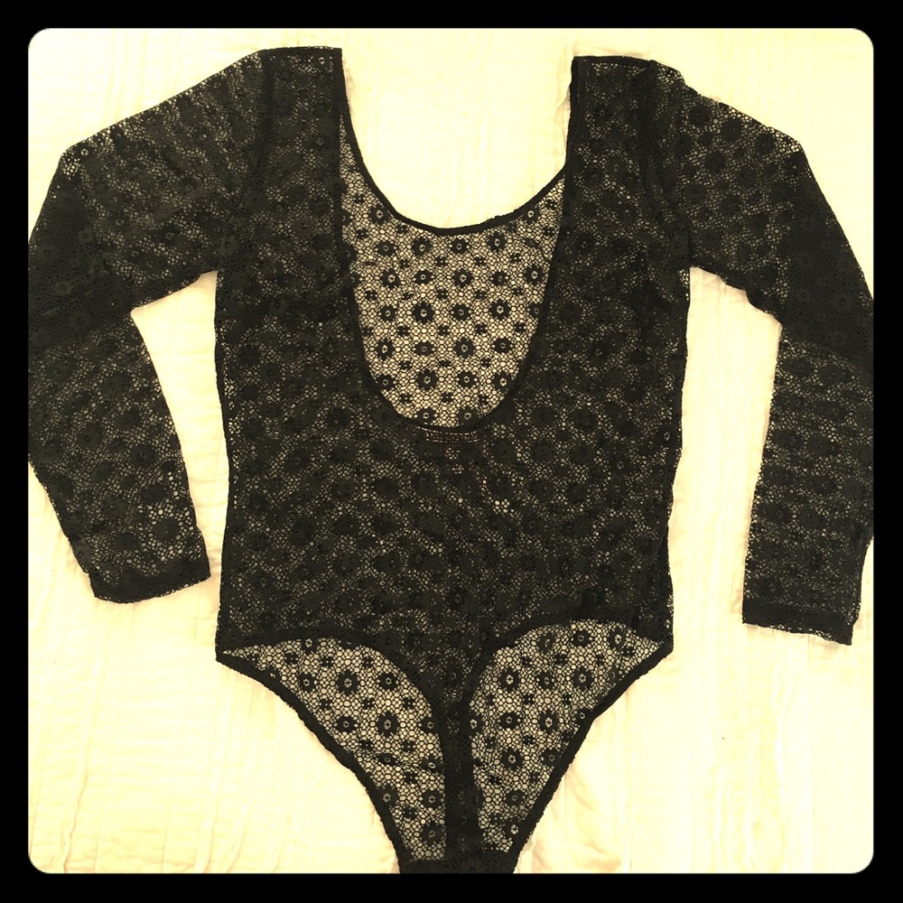 Black Lace Teddy