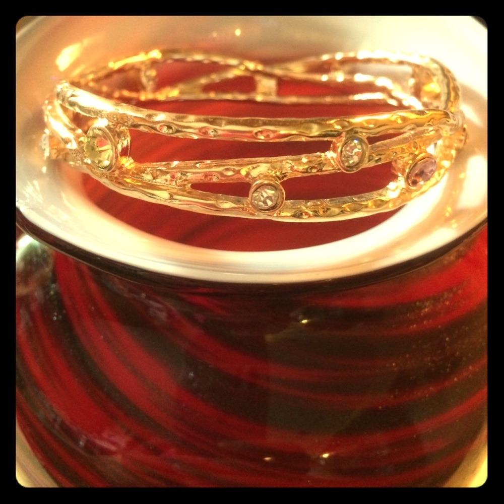 Designer Graziano Multicolored Crystal Bracelet
