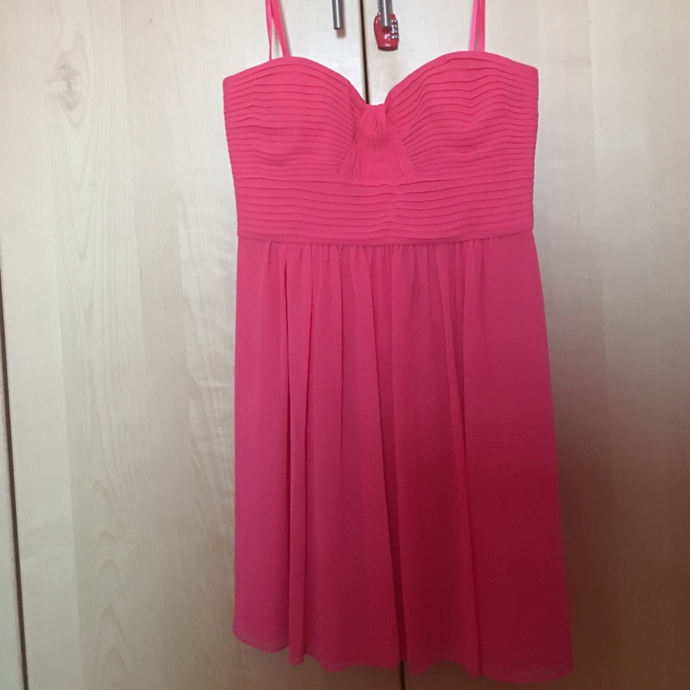 NEW With Tag size 10 BCBG strapless coral dress
