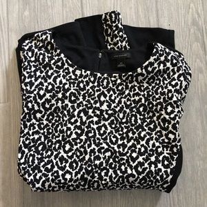 ANN TAYLOR CHEETAH BLOUSE