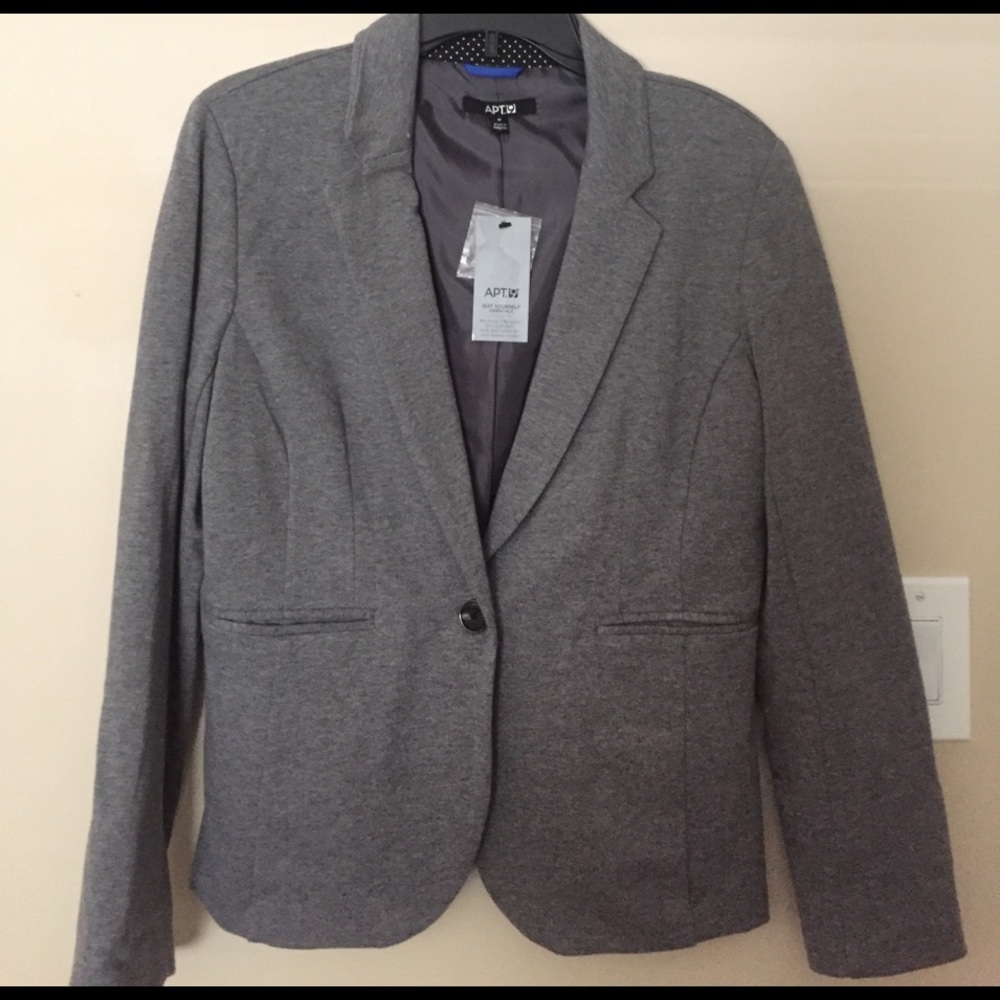 NWT Gray Knit Blazer from Kohls!