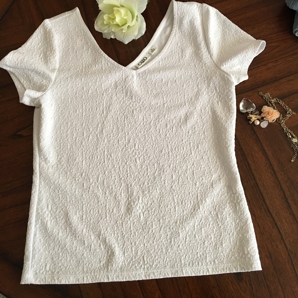 V neck short sleeve shirt 👚