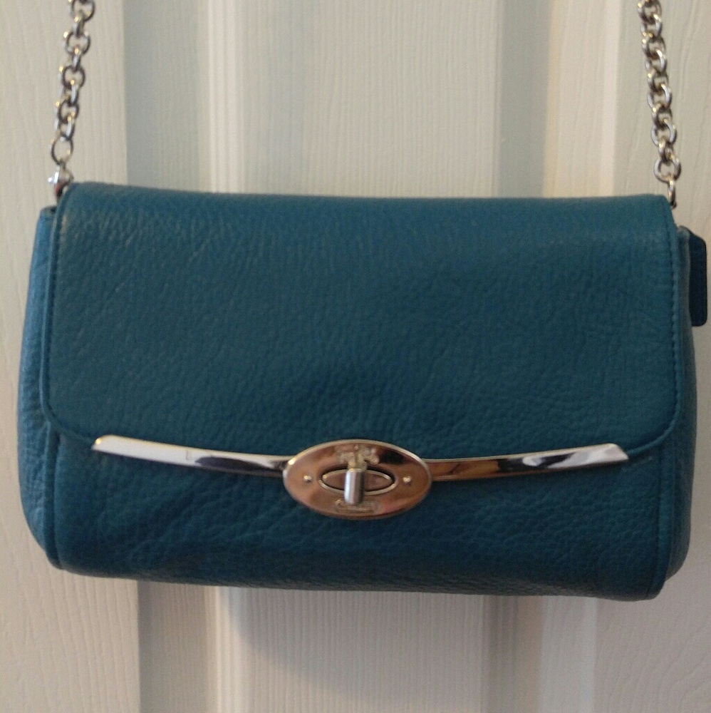 Sold**Coach Madison leather crossbody bag