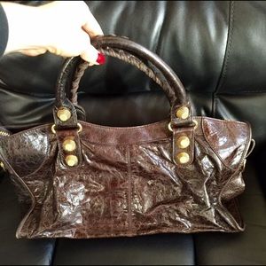 Balenciaga Bags - Balenciaga City Cafe Brown Handbag Chèvre leather Balenciaga Bags - Balenciaga City Cafe Brown Handbag Chèvre leather