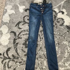 Abercrombie Kids high rise jean leggings