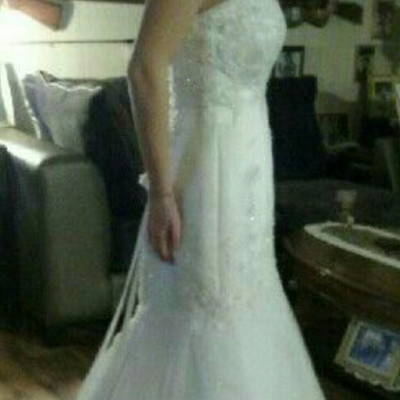 David's Bridal Wedding Gown - Picture 2 of 4