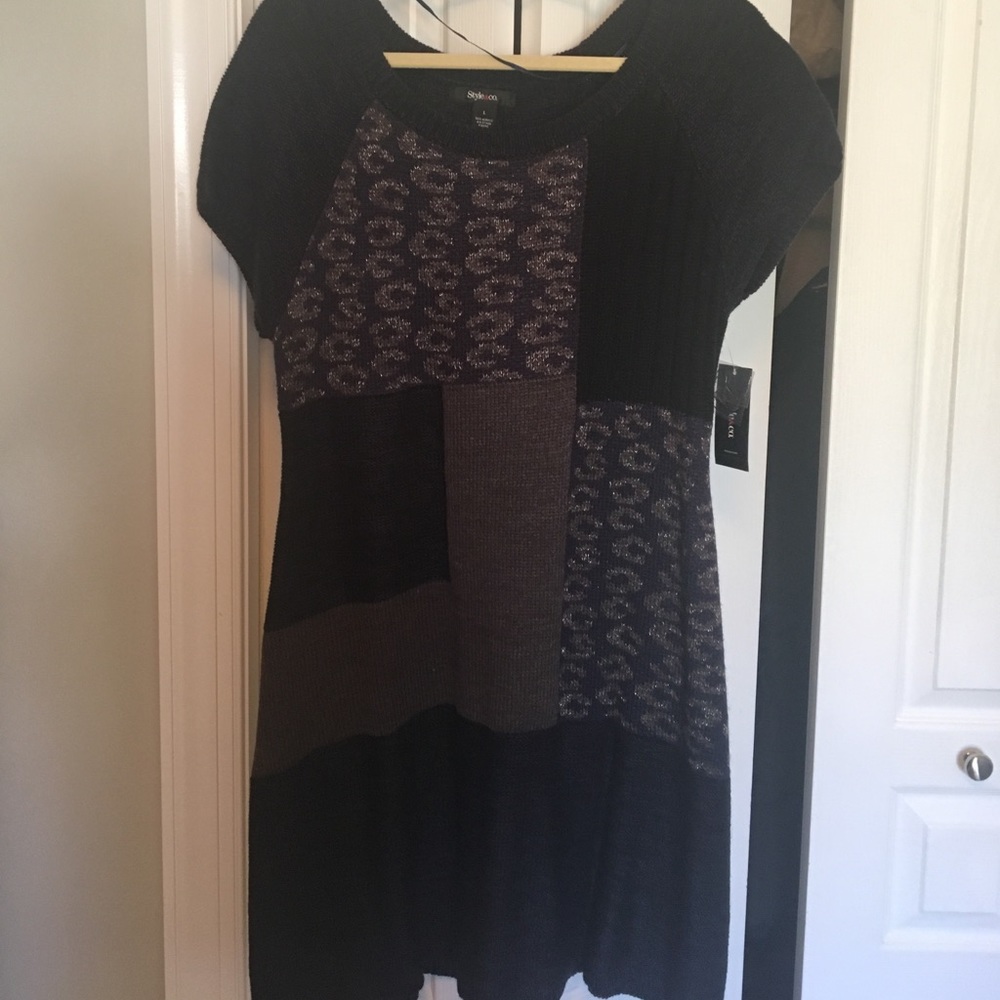 Style & Co Sweater Dress. Size L. NWT