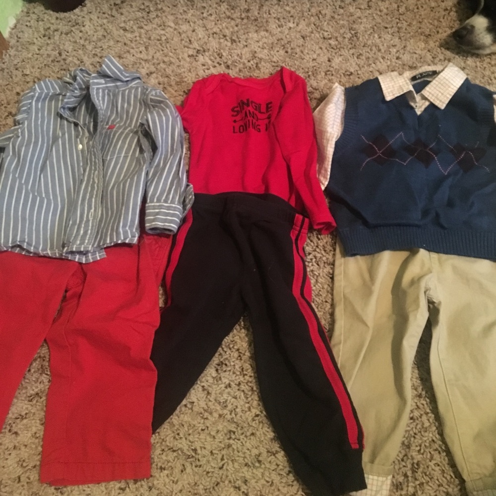 Carters and children's place outfits