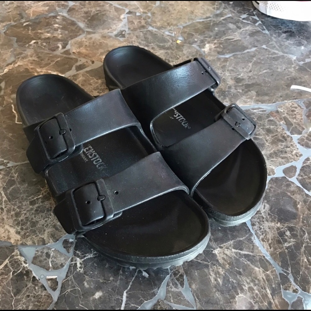 Black rubber Birkenstock
