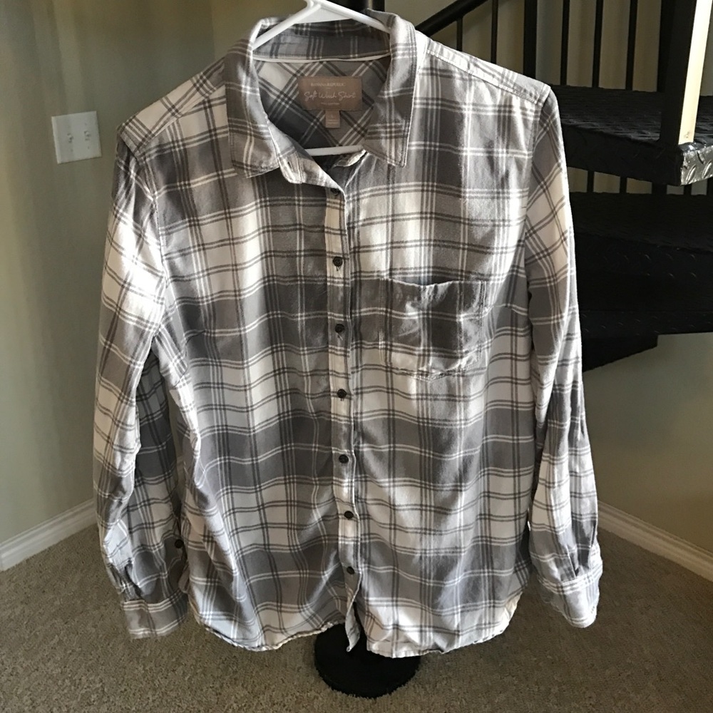 Banana Republic plaid shirt