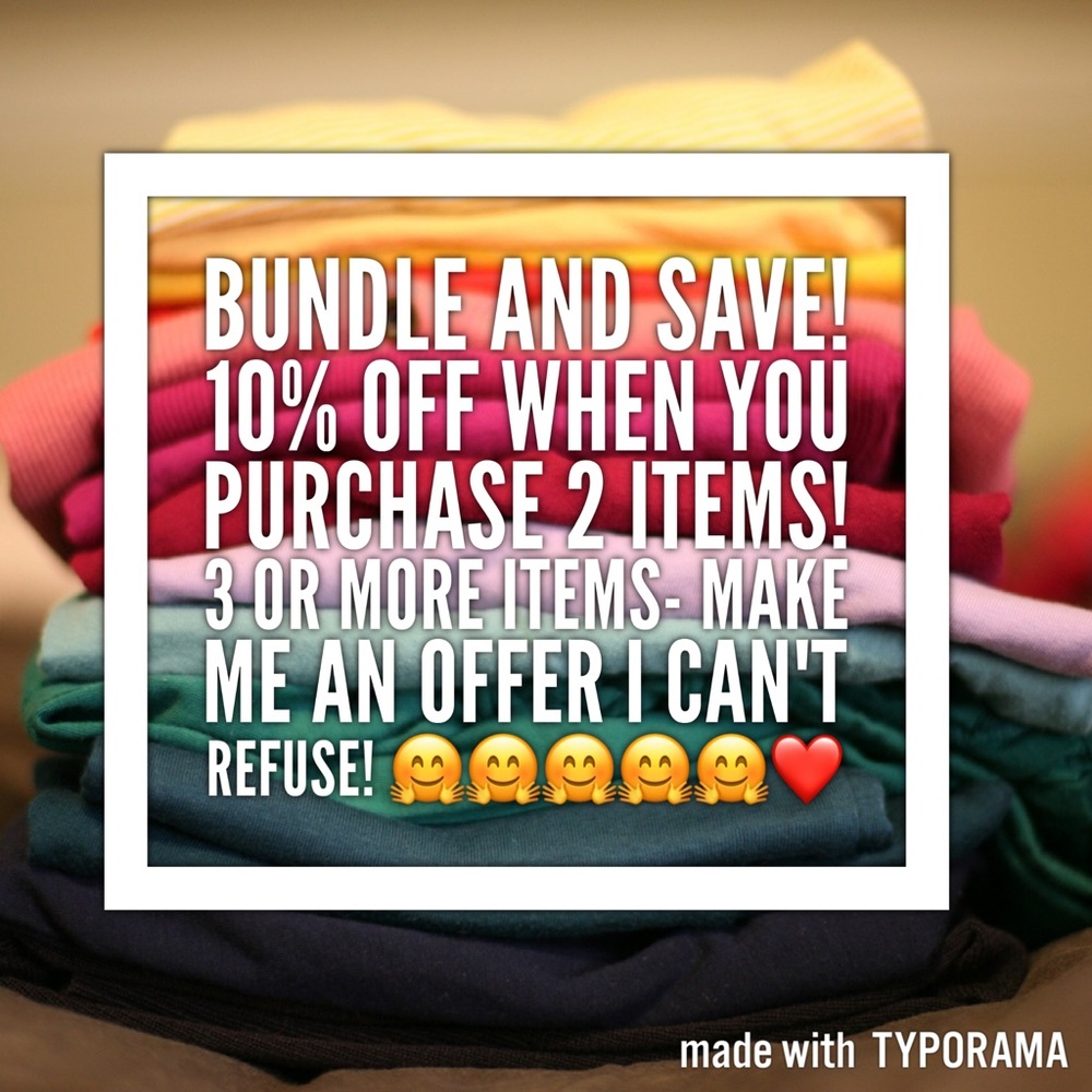 Bundle and save, my poshfam!