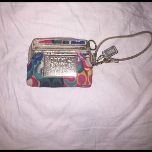 Coach Poppy Wristlet