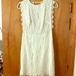 White backless dress!!