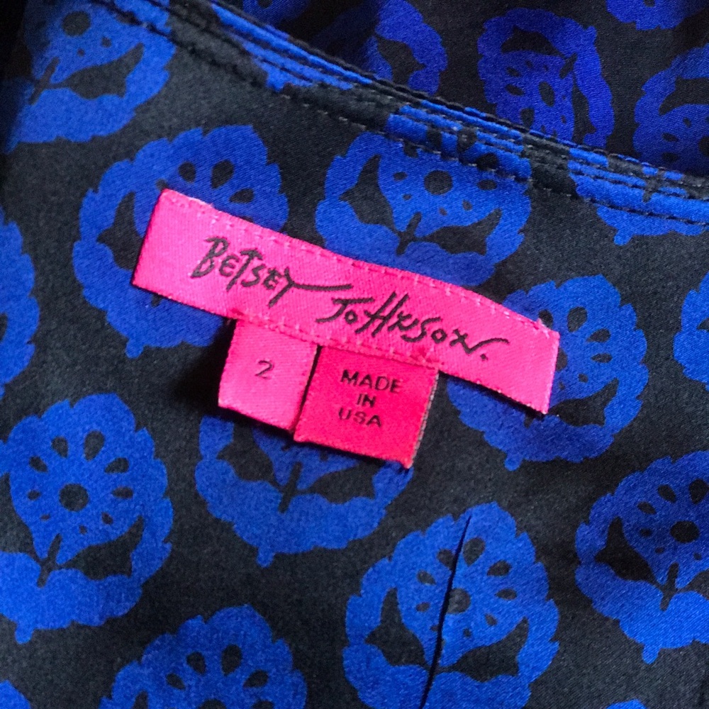 Betsey Johnson 100% Silk Tunic