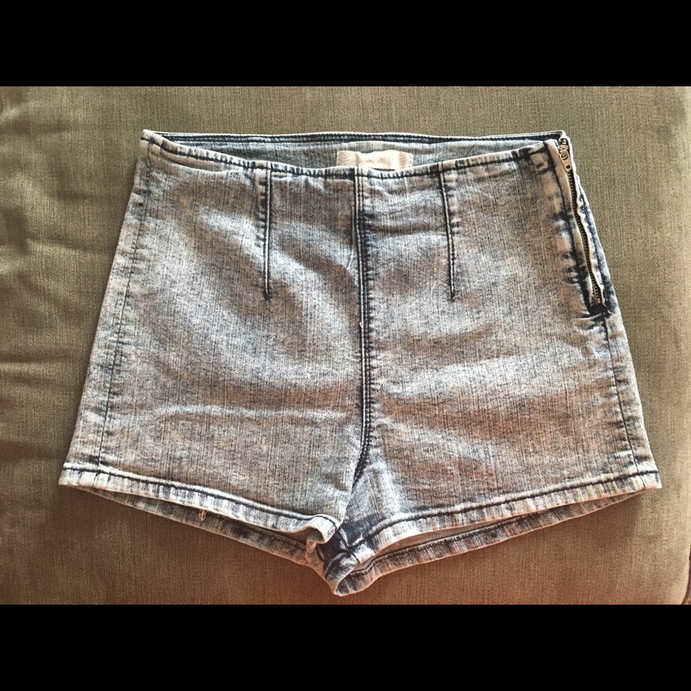 High waisted short shorts
