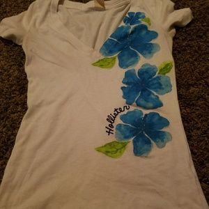 Hollister flower shirt