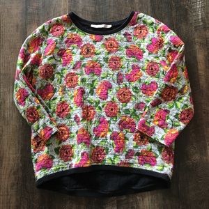Floral ZARA sweatshirt