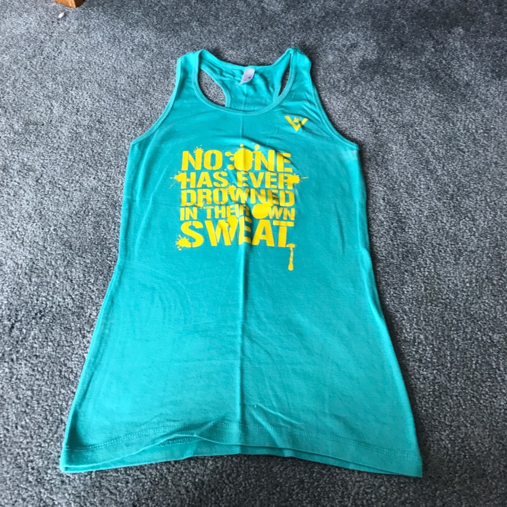 Sweat activated workout tank top