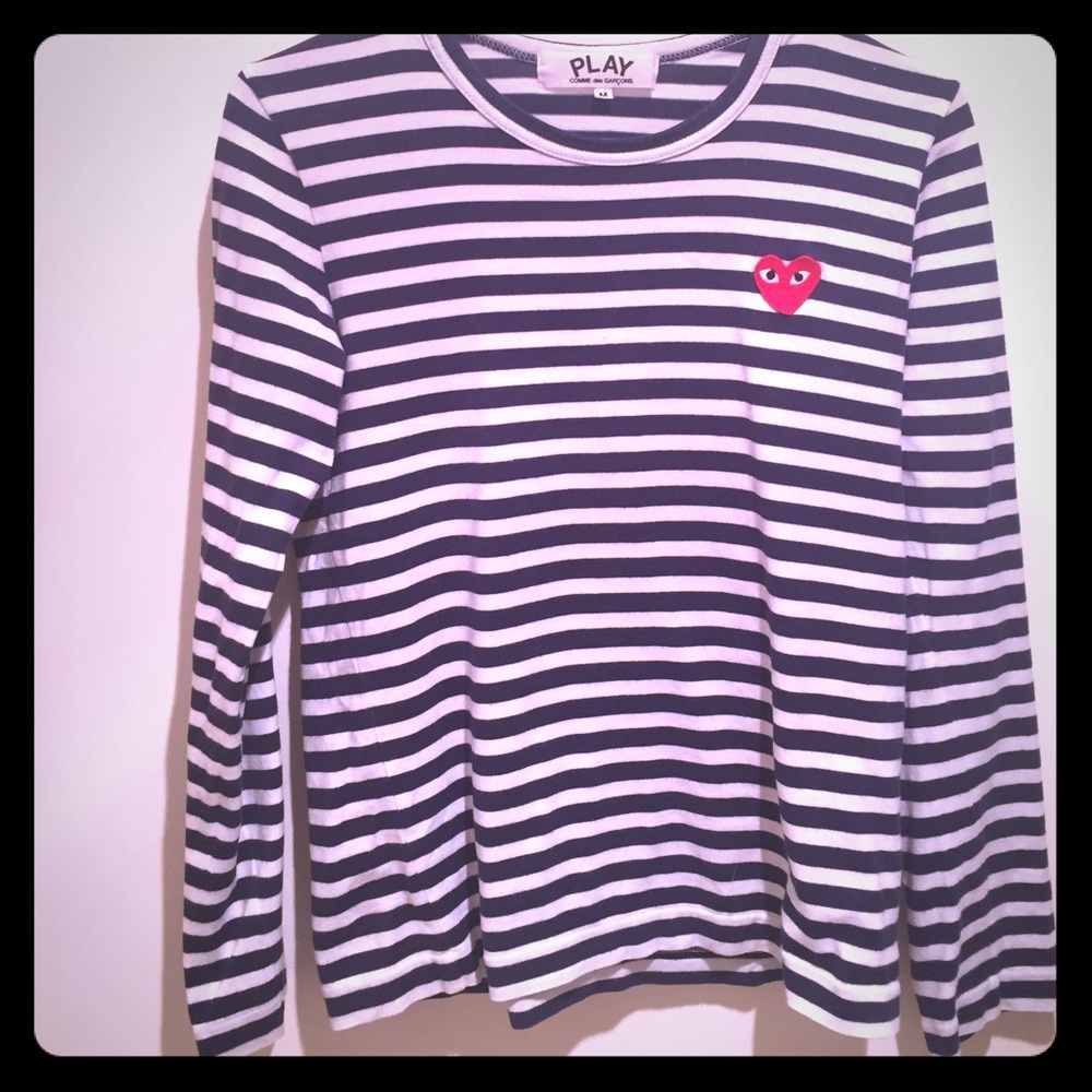 🦄SOLD🦄 Comme Des Garcons striped Longsleeve