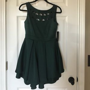 Akira teal cocktail dress