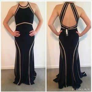 Navy blue prom dress!!