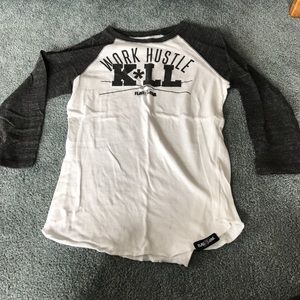 Flag Nor Fail raglan top