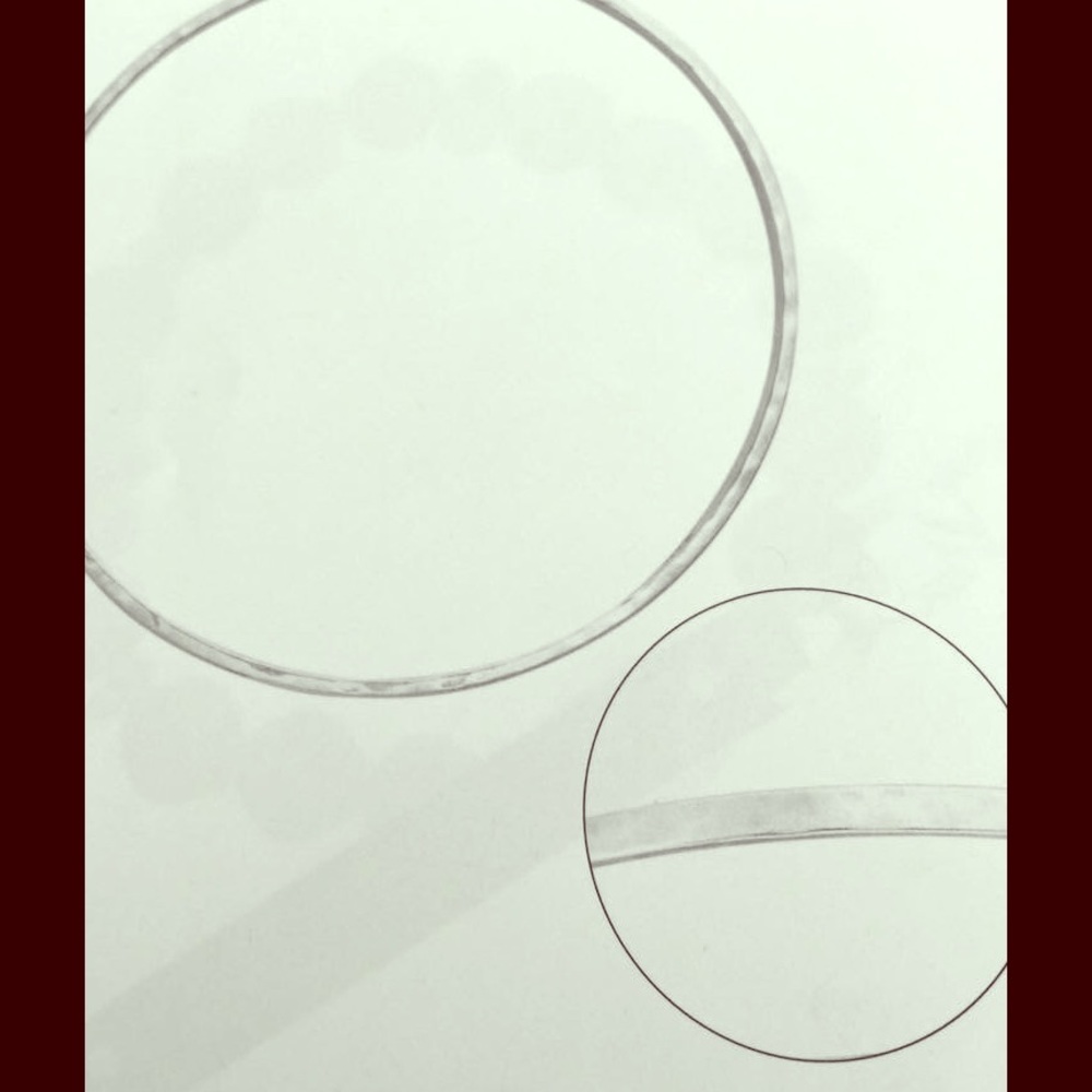 Silpada Social Circle Bangle. 2 1/4" diameter