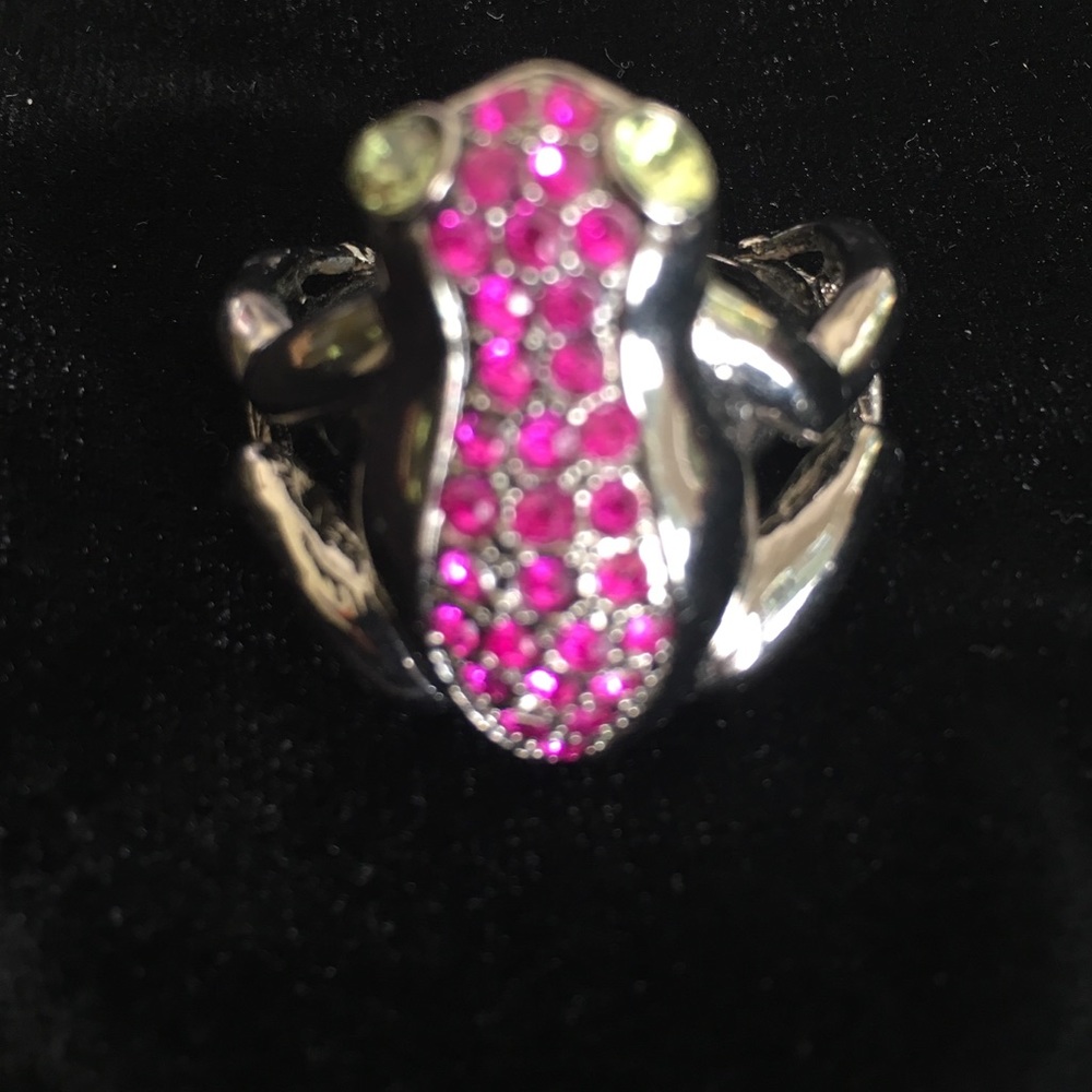 Betsy Johnson frog ring - Picture 3 of 3