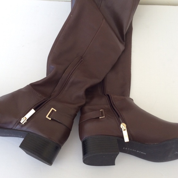 H by Halston Shoes - H by Halston Karlie Brown Knee High Boots H by Halston Shoes - H by Halston Karlie Brown Knee High Boots