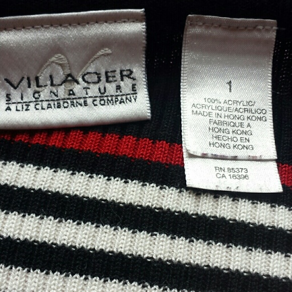 Striped Ribbed Knit Top - Picture 3 of 3