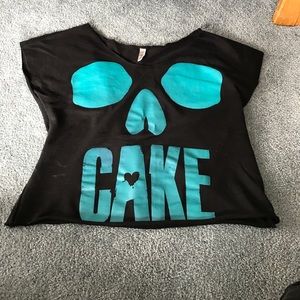 Flag Nor Fail crop workout top