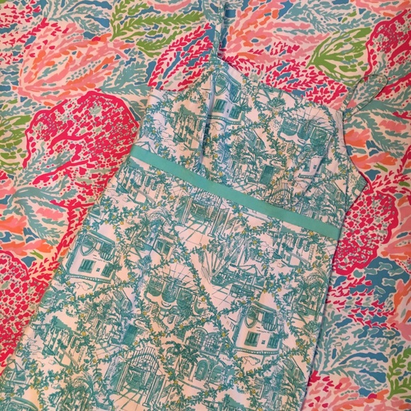 Lilly Pulitzer Dresses & Skirts - Lilly Pulitzer Palm Beach Printed Dress- Size 8