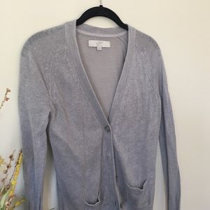Linen LOFT Cardigan. Size XS.