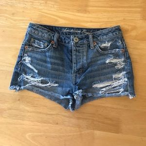 American Eagle Distressed Shorts