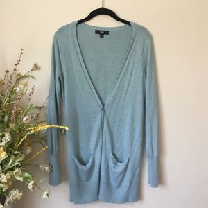 Mossimo Long Cardigan. Size S. Light mint/teal!